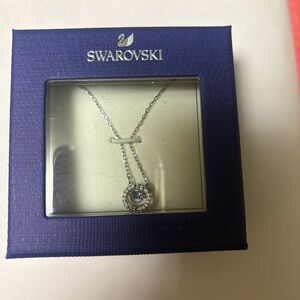 Swarovski Silver Sparkling Dance necklace.